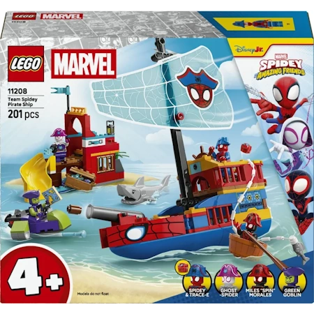 LEGO MARVEL SPIDEY ΠΕΙΡΑΤΙΚΟ ΠΛΟΙΟ ΟΜΑΔΑΣ ΣΠΑΙΝΤΙ 11208