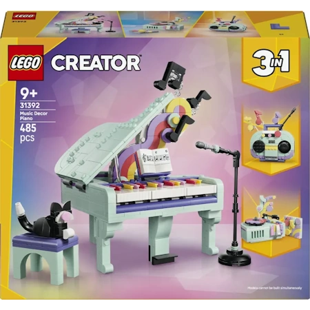LEGO CREATOR 3IN1 MUSIC DECOR PIANO WITH CAT 31392