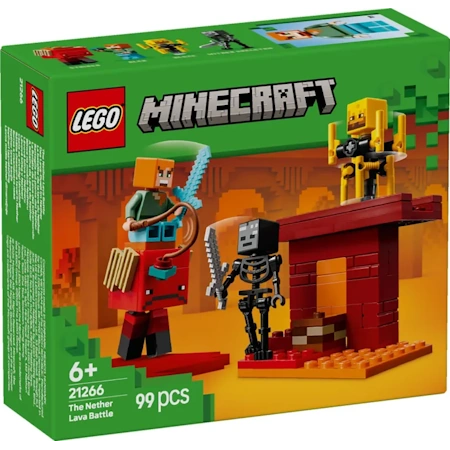 LEGO MINECRAFT THE NETHER LAVA BATTLE
