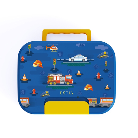 ESTIA SAVE THE AEGEAN ΦΑΓΗΤΟΔΟΧΕΙΟ ΠΑΙΔΙΚΟ 750ML ΜΕ ΔΙΠΛΗ ΑΠΟΣΠΩΜΕΝΗ ΘΗΚΗ - CITY HEROES