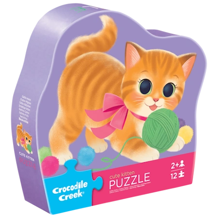 CROCODILE CREEK ΠΑΙΔΙΚΟ ΠΑΖΛ ΜΕ 12 ΚΟΜΜΑΤΙΑ CUTE KITTEN