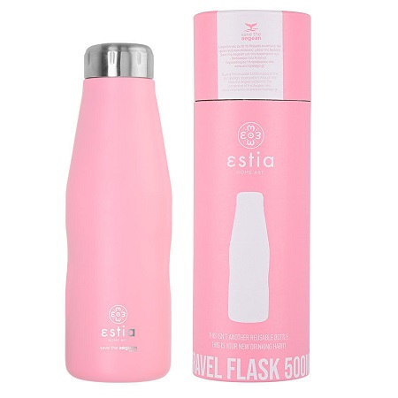 ESTIA ΘΕΡΜΟΣ TRAVEL CUP STA BLOSSOM ROSE 500ML 01-31336