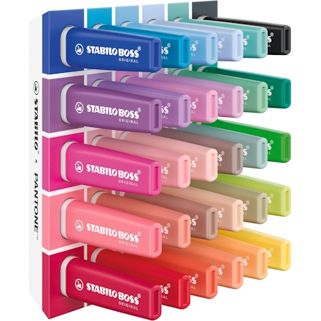 STABILO PANTONE ΣΕΤ 30 ΜΑΡΚΑΔΟΡΟΙ ΥΠΟΓΡΑΜΜΙΣΕΩΣ BOSS DESKSET