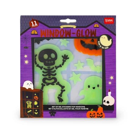 LEGAMI HALLOWEEN ΑΥΤΟΚΟΛΛΗΤΑ ΓΙΑ ΠΑΡΑΘΥΡΟ WINDO-GLOW GEL GEMS GGH0001